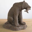 bear with fish.49.jpg Archivo 3D Oso pardo con pez・Objeto imprimible en 3D para descargar