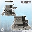 4.jpg Western bank building in corner with balcony (+ props) (25) - Cowboy USA America ACW American Civil War History Historical