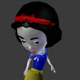 blanche neige souillon CHIBI.png snow white and the 7 dwarfs thatched cottage