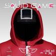 masksoldier6.jpg Archivo STL gratuito El juego del calamar mask/ Squid Game Mask - Front Man Mask Squid Game・Objeto imprimible en 3D para descargar