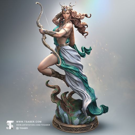 🏛️ Artemis Statue・ 3D File for 3D printing・Cults