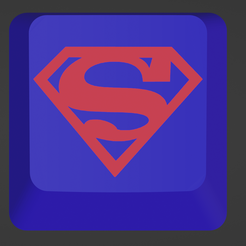 1.png Superman logo keycap mx cherry bowl cap