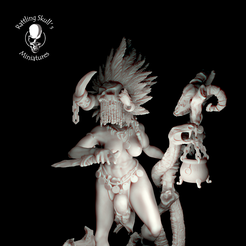 witch-doctor5.png 3D file Witch Doctor・3D print design to download