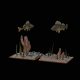 my_project-19.png two perch scenery in underwather for 3d print detailed texture