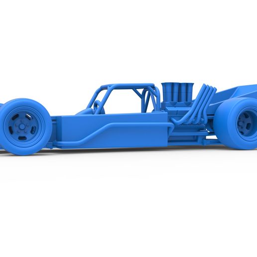 51.jpg Diecast Supermodified rear engine race car Version 2 Scale 1:25