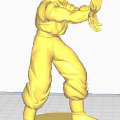 1.png STL file Goku SSJ・3D printing design to download