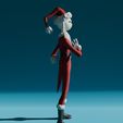 0017.jpg Christmas Jack Skellington Low Poly