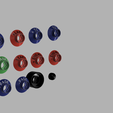 button cover render 1.png Fichier STL BOUTON COUVERTURE AMG STYLE SET2 20mm・Design pour impression 3D à télécharger