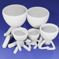 f5_3.png Free STL file Roberts' family - father, mother and three children・3D printing template to download