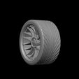 8.jpg Realistic Michelin sports tire and alloy wheel, STL - OBJ file, four versions