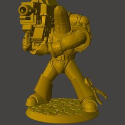 c6d87472c2d48d7618c9545041be24f8_display_large.JPG Archivo STL gratuito Caballero Espacial de Armas Pesadas Banana en Power Armour・Design para impresora 3D para descargar