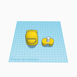 Among us mago (2).png STL file Among Us Figura Armable / Among Us Figure・Model to download and 3D print