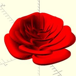 rose1.jpg Archivo STL gratis Rosa・Objeto para impresora 3D para descargar
