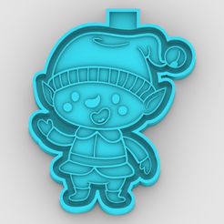 christmas-elf_1.jpg christmas elf - freshie mold - silicone mold box