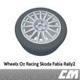 18-oz-fabia-2.jpg Rally Wheels 1/43 Oz Racing Skoda Fabia Rally2 Ixo