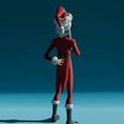 0014.jpg Christmas Jack Skellington Low Poly