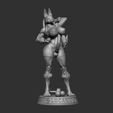 Preview14.jpg Lucario Thicc Muscle Mommy - 4 Furry variation 3D Print Model