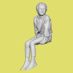 DOWNSIZEMINIS_child_sitting01.jpg Файл STL РЕБЕНОК СИДИТ ДЛЯ ДИОРАМЫ ЛЮДИ ПЕРСОНАЖ・3D модель для печати скачать