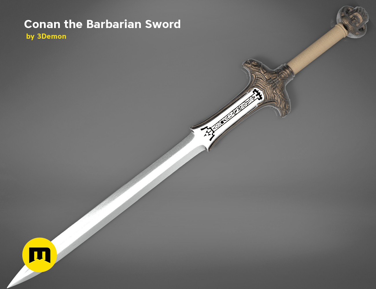 Download File Conan The Barbarian Sword 3d Printer Design Cults