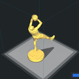 kobe2.png Fichier STL gratuit Sculpture de Kobe Bryant・Modèle imprimable en 3D à télécharger