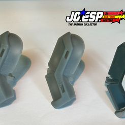 g.jpg STL file HE-MAN LASER POWER ELBOW PAD・3D print design to download