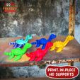 12.jpg Fichier STL FLEXI PRINT-IN-PLACE LOCHNESS MONSTER ARTICULATED・Design pour imprimante 3D à télécharger