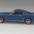 6.jpg 1967 Ford Mustang  Nurbs and 3D Printable