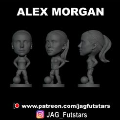 Alex-Morgan.jpg Archivo STL Alex Morgan - Mujer Fútbol STL・Modelo imprimible en 3D para descargar