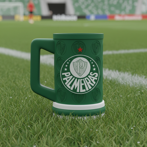 CHOP TEXTURA PALMEIRAS WITH LOGO ON BASE