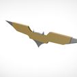 003.jpg STL file Batarang from the Beware the Batman 3d print model・3D printing template to download