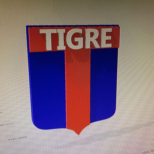 logo club atletico tigre - 3D model önizlemesi