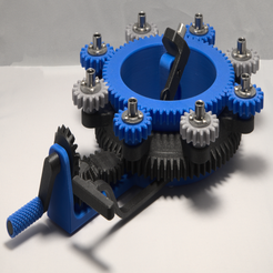 New Planetary Gear Fitget V2.0 by GiantBrain, Download free STL model
