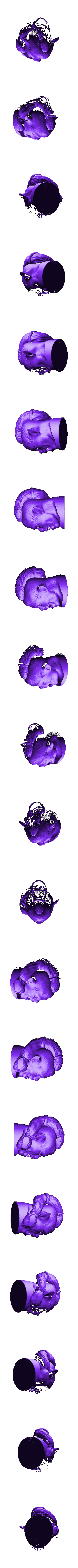 head.stl Orc Berserker