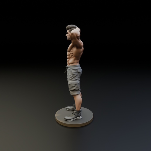 👨 bodybuilder・ 3D File for 3D printing・Cults