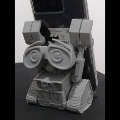 cults1.jpg Adorable Wall-E Inspired Phone Holder - 3D Printed Functional Art