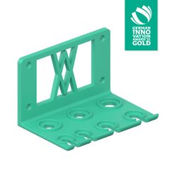 012_02_gia.jpg Descargar archivo STL gratis Soporte para juego de destornilladores de electricista 7pcs 012 I para tornillos o tablero de clavijas・Modelo para la impresora 3D