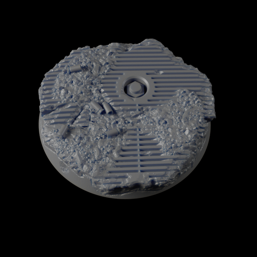 32mm base urban 12 3D model