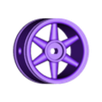 HEXASTAR_WIDE.stl Carisma GT24 Custom Rims