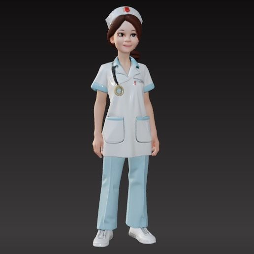 nurse 3D model