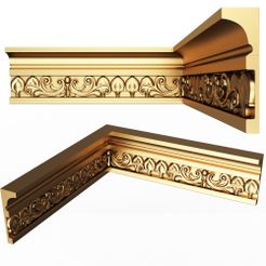 Cornice-Decoration-Molding-012-90-Degree-1.jpg Gesims-Dekorationsleiste 012 90 Grad