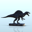4.png Spinosauridae dinosaur (17) - High detailed Prehistoric animal HD Paleoart