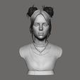11.jpg Billie Eilish portrait sculpture 1 3D print model