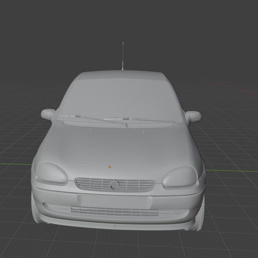 Opel Corsa 1998 2 Door 3D Model – Printable STL File