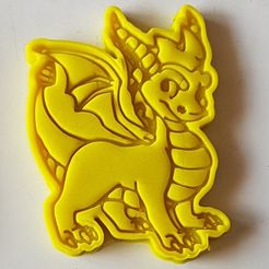 5.jpg STL file Little dragon cookie cutter・3D printable model to download, 3dfactory