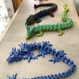 Dragon de mer Void, animal de compagnie articulé et flexible, impression en place, serpent de fantaisie.