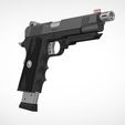 009.jpg Modified Remington R1 pistol from the game Tomb Raider 2013 3d print model