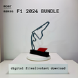 7.png All 24 Races Bundle 2024 Formula 1 Trophy 3D Model | STL Files | Track | Circuit | Motorsport Gift | F1 Collection | 3D Print Ready