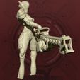 Cyberite-2.jpg STL file [Centauri] Cyberite Infantry - Flamethrower Firing Pose・Model to download and 3D print