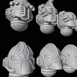 _5.png Файл STL Шлемы Alpha Chads для новых Heresy・Модель 3D-принтера для загрузки