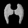 2.jpg 一对天使翅膀的雕塑 印刷模型